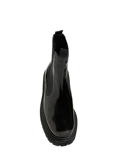 Beymen Club Black Women's Leather Chelsea Boots - 4