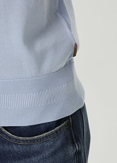 Boss Blue Silk Knitwear - 6