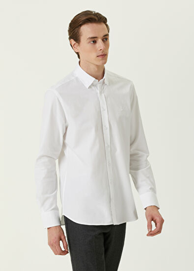 Beymen Club Slim Fit Beyaz Gömlek - 3