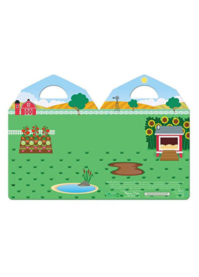 Melissa & Doug Kabartmalı Tak Çıkar Çiftlik Çıkartma Seti - 4