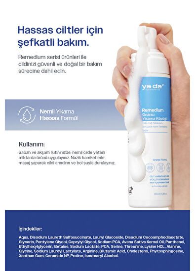 ya da multicosmetics Remedium Onarıcı ve Arındırıcı Yüz Yıkama Köpüğü 200 ml - 3