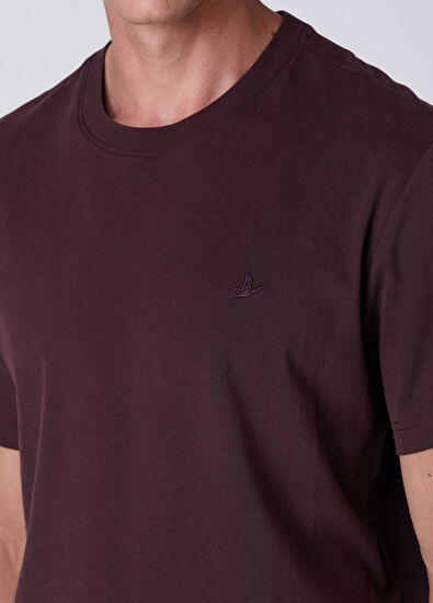 Beymen Club Relax Fit Mürdüm Suprem T-shirt - 6