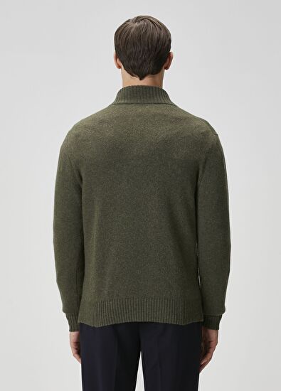 Maurizio Baldassari Dark Green Wool Knitwear - 4