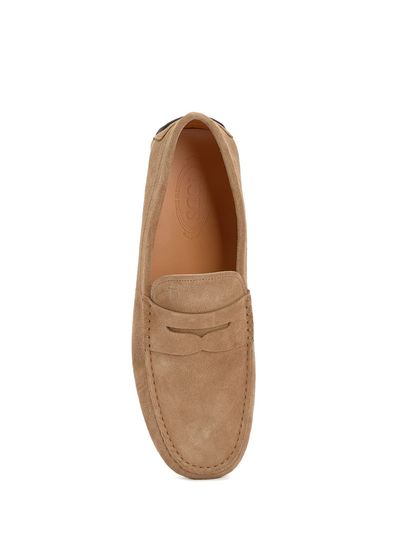 Tod's Koyu Bej Erkek Nubuk Driver - 4