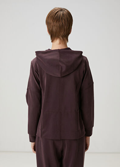 Beymen Club Mürdüm Beli Büzgülü Sweatshirt - 4