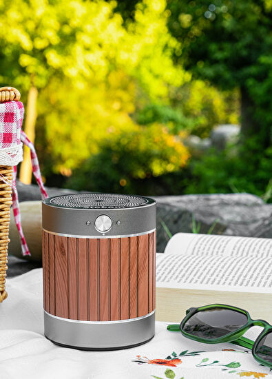 Stobom Aura Açık Kahverengi Bluetooth Hoparlör - 3