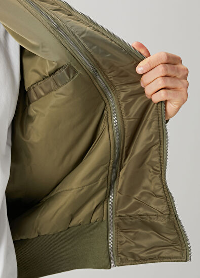 Alpha Industries MA-1 Yeşil Flight Mont - 7