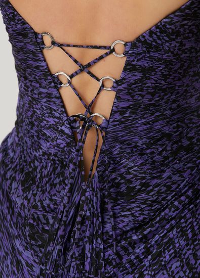 Maria Lucia Hohan Verity Purple Maxi Evening Dress - 5