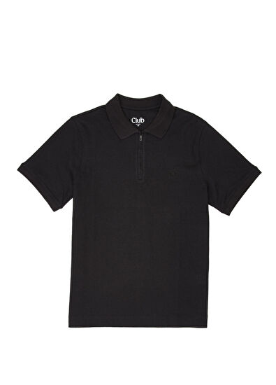 Beymen Club Comfort Fit Siyah Polo Yaka T-shirt - 5