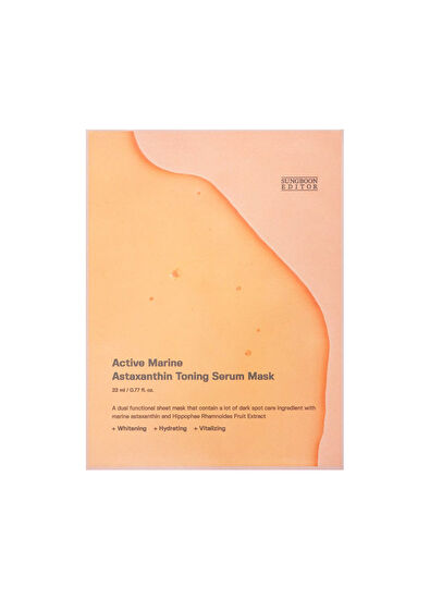 Sungboon Editor Active Marine Astaxanthin Toning Serum Maske - 3