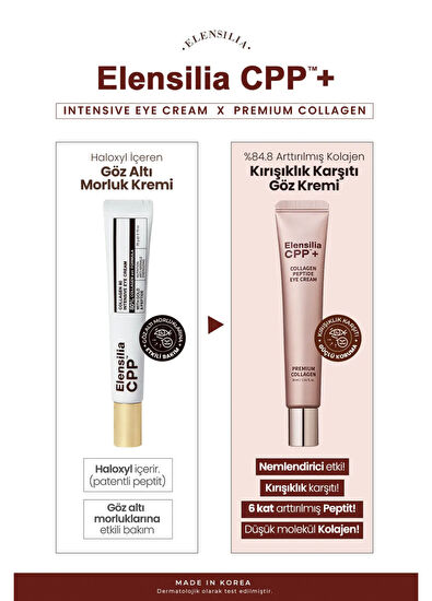 Elensilia CPP Premium Collagen Peptide Eye Cream 3. Nesil Göz Kremi 30 ml - 6