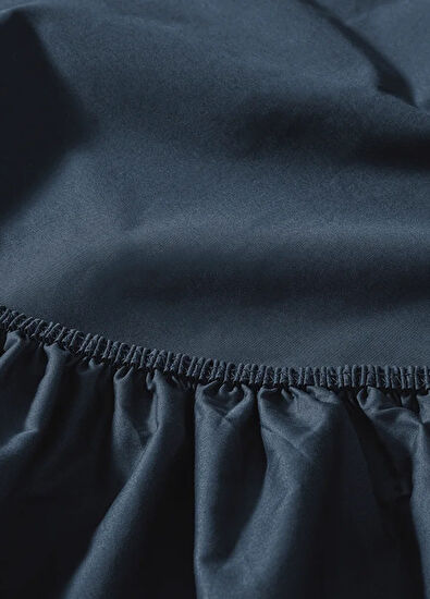 Penelope Pure Series Navy Blue Cotton Percale Double Fitted Sheet Set 160 x 200 cm - 5