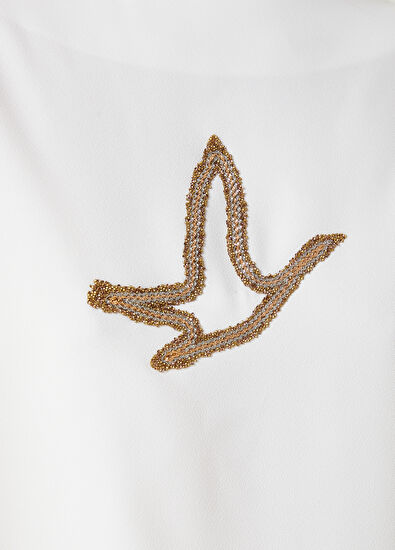 Off White Logo Blouse Beymen Club Off White Logo Blouse - 5