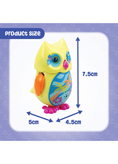 Silverlit Mini Hoot Beyaz Şarkı Söyleyen Sevimli Baykuş Oyuncak - 3