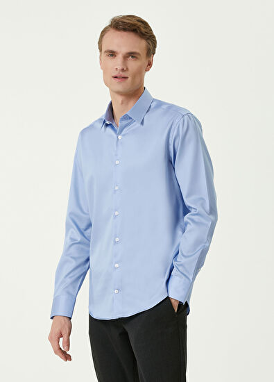 Beymen Club Comfort Fit Mavi Gömlek - 3