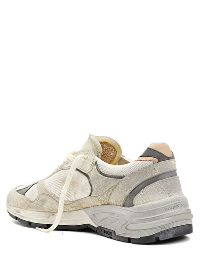 Golden Goose Dad Star White Grey Leather Sneakers - 3