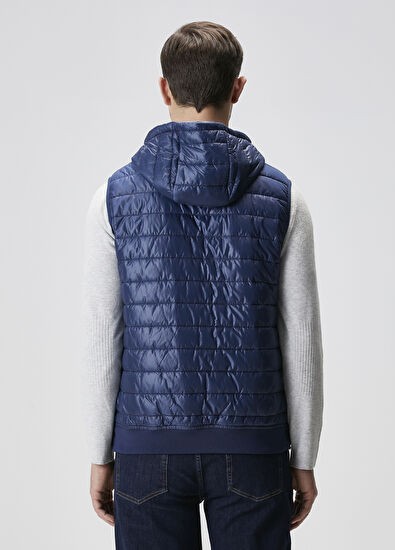 Beymen Club Navy Blue Quilted Vest - 3