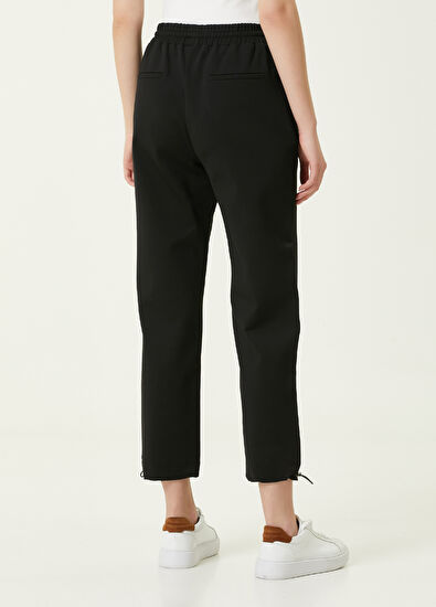 Beymen Club Siyah Stoper Paça Jogger Pantolon - 4