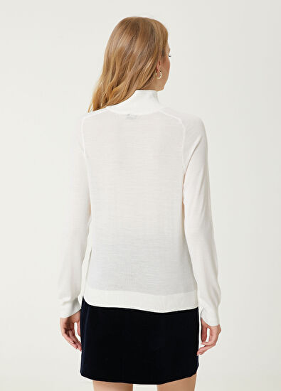 Beymen Club Dolce Vita Ekru İnce Yün Kazak - 6