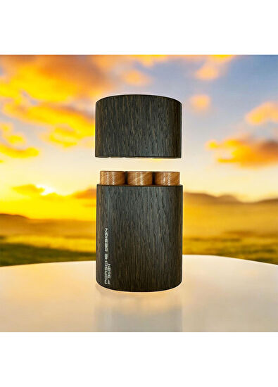 Porsche Design Limited Edition 50 Ring 3-Pack Wooden Cigar Case - 3