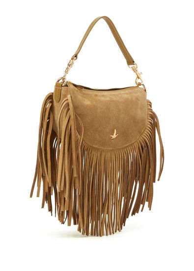 Beymen Club Camel Püsküllü Kadın Süet Çanta - 3