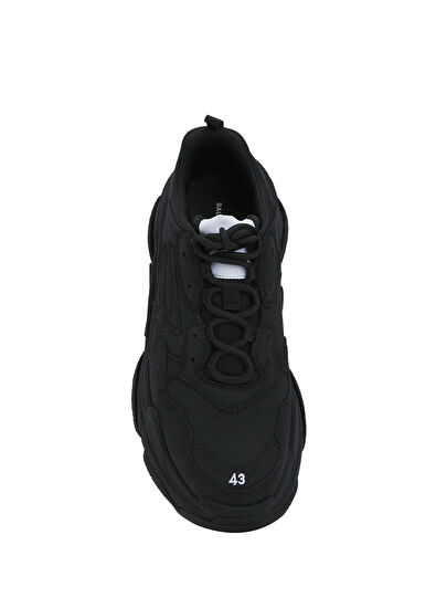 Balenciaga Triple S Siyah Erkek Sneaker - 4