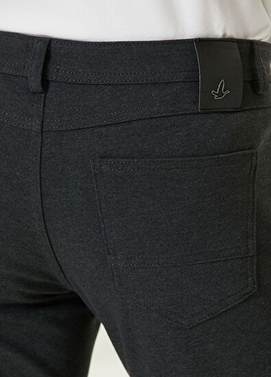 Beymen Club Antrasit Melanj Örme Spor Pantolon - 5