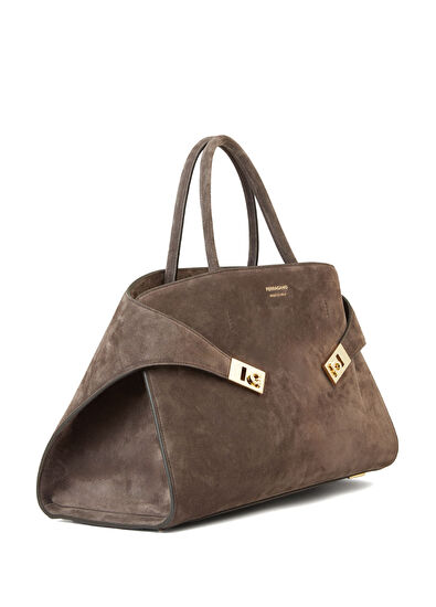 Ferragamo Kahverengi Kadın Deri Çanta - 3