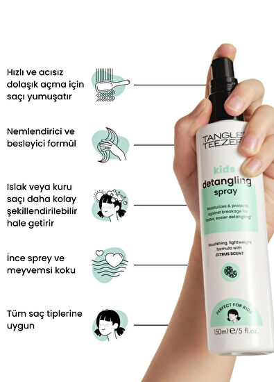 Tangle Teezer Everyday Detangling Çocuklar İçin Dolaşık Saç Açıcı Sprey 150 ml - 3