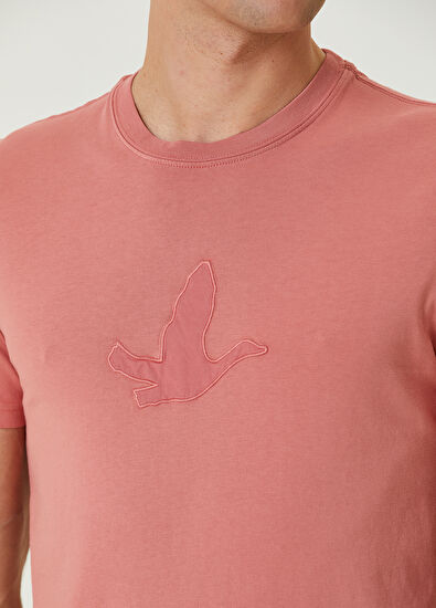 Beymen Club Pembe Kaz Nakışlı T-shirt - 6