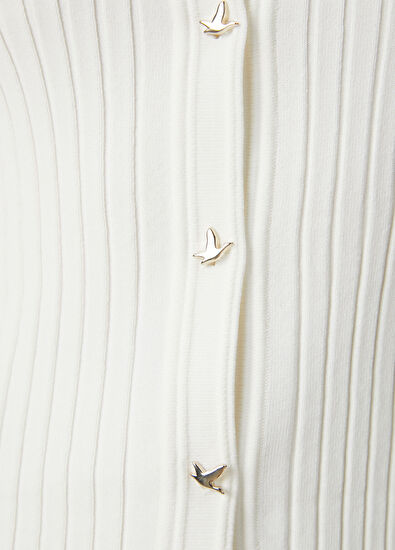 Beymen Club Kırık Beyaz Kısa Kol Polo Kazak - 7