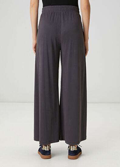 Beymen Club Antrasit Geniş Paça Modal Jogger Pantolon - 4