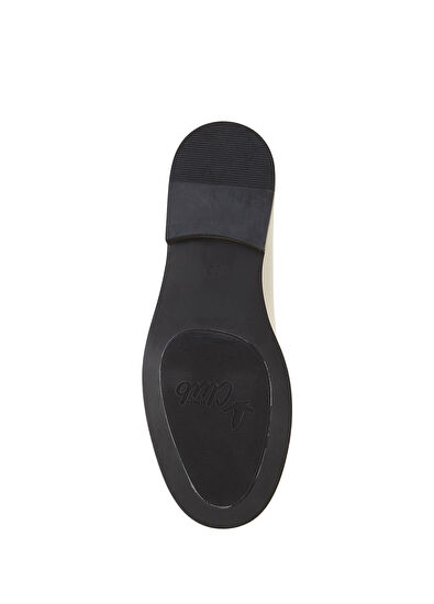 Beymen Club Ekru Kadın Deri Loafer - 5