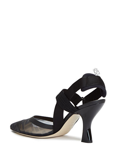 Fendi Calibri Black Heels - 3