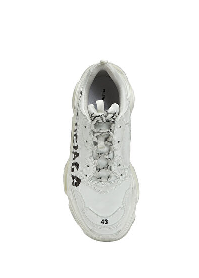 Balenciaga Triple S White Men's Sneakers - 4