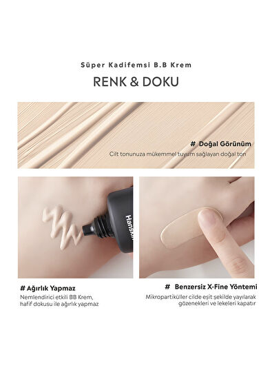 Hanskin Yarı Mat Kırışıklık Karşıtı Kadife Bitişli BB Krem 30 ml - 4