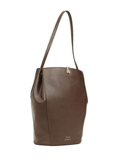 Loulou de Saison Daya Kahverengi Kadın Deri Çanta - 3