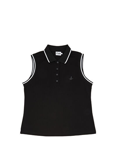 Beymen Club Black Polo Neck T-Shirt - 7