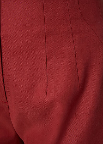 Beymen Club Kiremit Pens Detaylı Keten Şort - 6