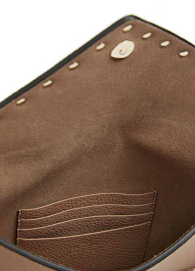 Rockstud Pudra Kadın Deri El Portföyü - Görsel 6