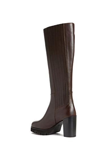 Beymen Club Kahverengi Kadın Deri Çizme - 3