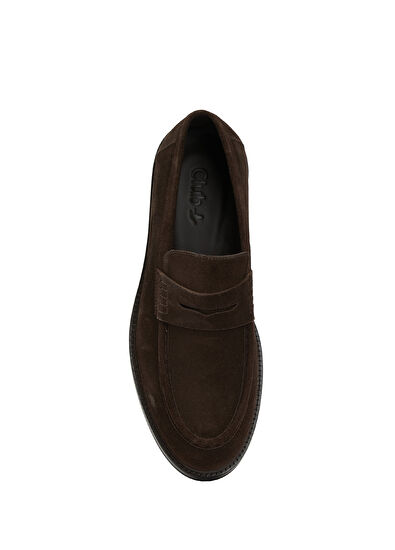 Beymen Club Kahverengi Tırtık Taban Erkek Deri Loafer - 4