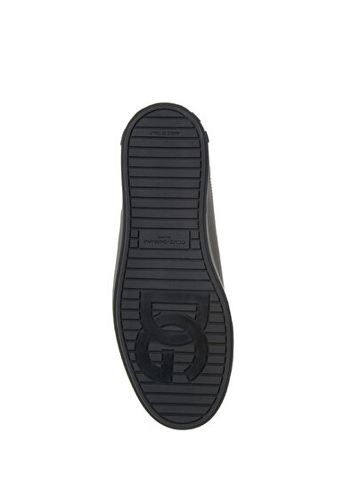 Dolce&Gabbana Portofino Black Men's Leather Sneakers - 5