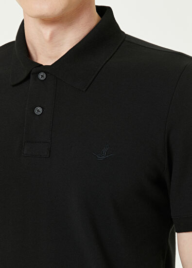 Beymen Club Comfort Fit Siyah Polo Yaka T-shirt - 5