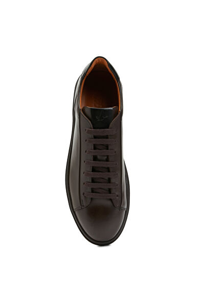 Beymen Club Brown Men's Leather Sneakers - 4