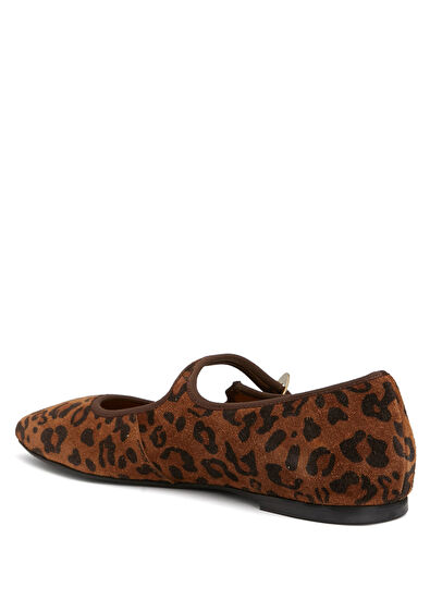 Beymen Club Leopard Printed Ballet Flats - 3