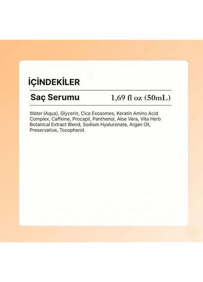 The Stem Cell Lab 101 Hair Serum Exozom ile Zenginleştirilmiş Besleyici Saç Serumu 50 ml - 5