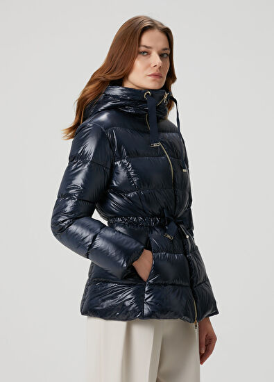 Herno Lacivert Kapüşonlu Mont - 3