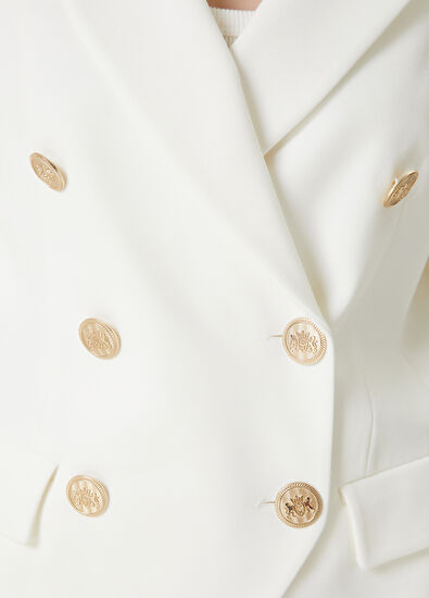 Beymen Club Off White Double Breasted Blazer - 5