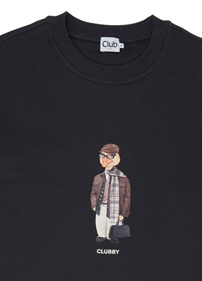 Beymen Club Clubby Anthracite Oversized Sweatshirt - 6
